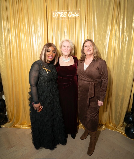Supporters posing together at the Gala